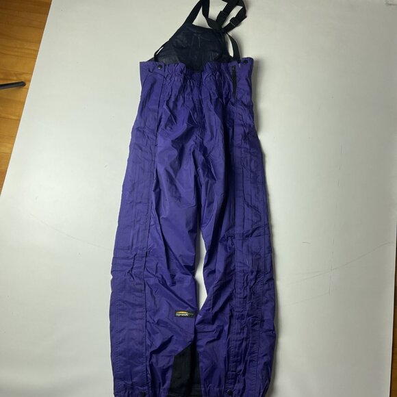VTG Gore-Tex Bibs snowpants chlorophylle CANADA MADE Men Sz S 90s Purple Retro - Picture 12 of 16
